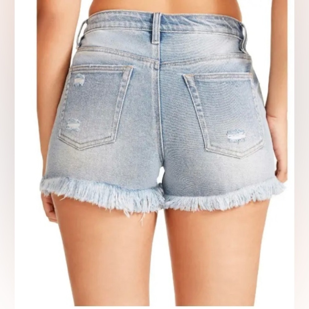 NWT Madden Girl Womens High Rise Vintage Mom Shorts - Picture 2 of 12